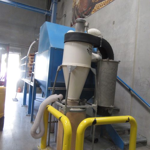Complete Grain Processing System Including Grain Roller, Hopper, and Elevator