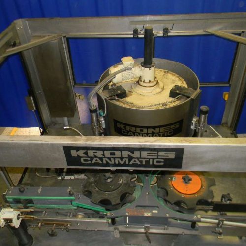 Krones Canmatic (12) Head Rotary Hot Melt Labeler