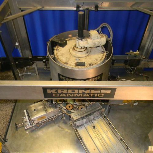 Krones Canmatic (12) Head Rotary Hot Melt Labeler