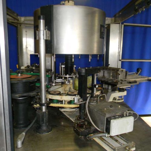 Krones Canmatic (12) Head Rotary Hot Melt Labeler