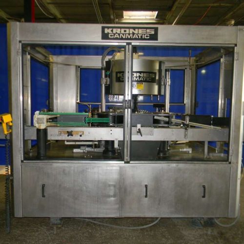 Krones Canmatic (12) Head Rotary Hot Melt Labeler