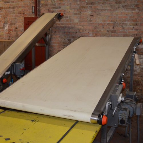 Descon 42 in W x 102 in L S/S Inclined Belt Conveyor