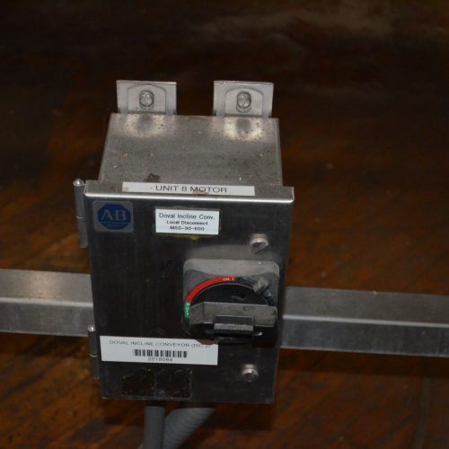 Descon 42 in W x 102 in L S/S Inclined Belt Conveyor
