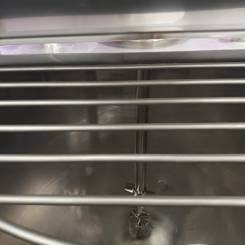 120 Gallon 316 S/S Jacketed Kettle with Admix Top Mount S/S High Shear Agitator