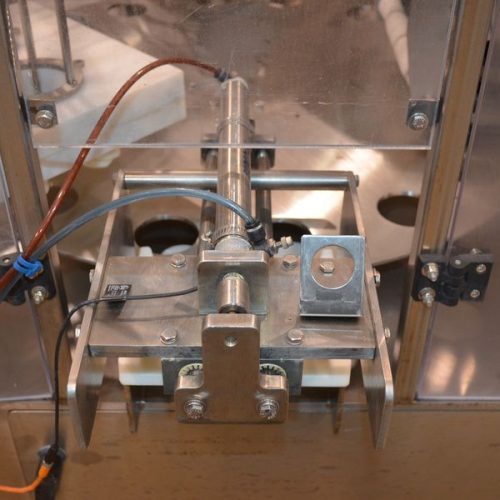 PacTec Model PTR6X2S Double Head Rotary Cup Filler with Sealer