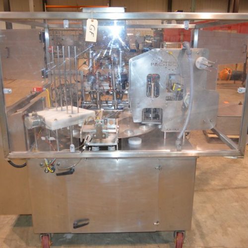 PacTec Double Head Rotary Cup Filler with Sealer