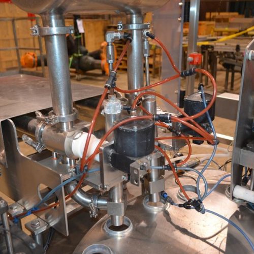 PacTec Double Head Rotary Cup Filler with Sealer