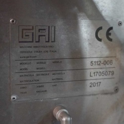 Complete GAI 1,500-6,000 BPH Beer Bottle Filling, Crowning, and Packing Line