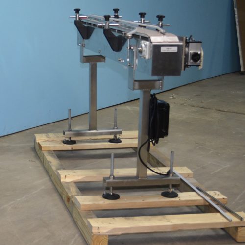 6 in W x 6 ft L Straight Conveyor with Delrin Table Top Chain