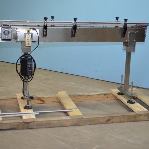 6 in W x 6 ft L Straight Conveyor with Delrin Table Top Chain