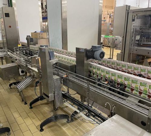 Tetra Pak Model TBA8 500 Aseptic Brick Container 6,000 PPH Filling Line