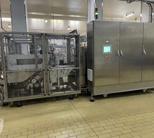 Tetra Pak Model TBA8 500 Aseptic Brick Container 6,000 PPH Filling Line