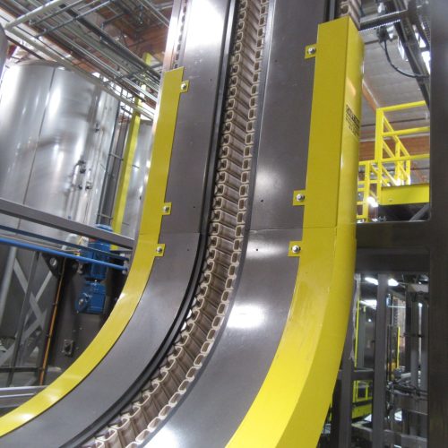 Sentry Carbon Steel Dual Belt Lowerator Conveyor