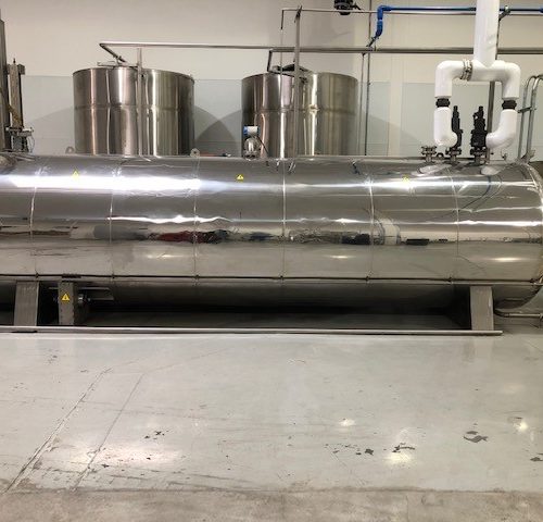 Stock Surdry S L Model AR175 1,700mm 5-Basket S/S Horizontal Rotary Batch Retort