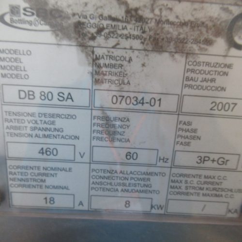 Krones Complete 240 CE Per Hour Beer Bottle Filling, Crowning, and Labeling Line