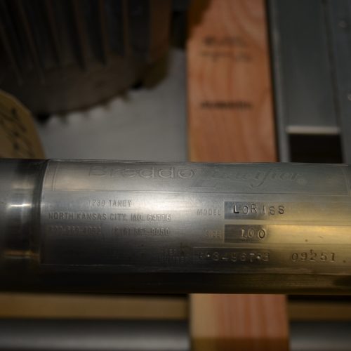 Breddo Model LORISS 100 Gallon S/S Round Jacketed Sweep Scrape Agitated Likwifier