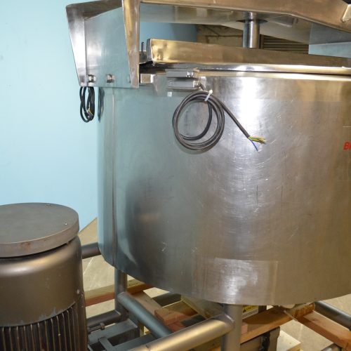 Breddo Model LORISS 100 Gallon S/S Round Jacketed Sweep Scrape Agitated Likwifier