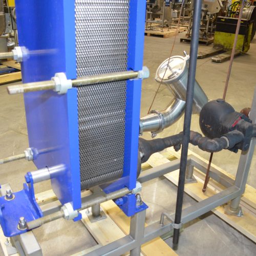 Mueller Accutherm Model AT40ICLF80 S/S 329 Sq Ft Plate and Frame Heat Exchanger