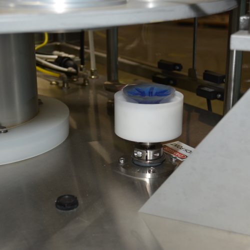 World Cup Model 1232 (12) Head S/S Rotary Cup Filler, Sealer, Overlidder