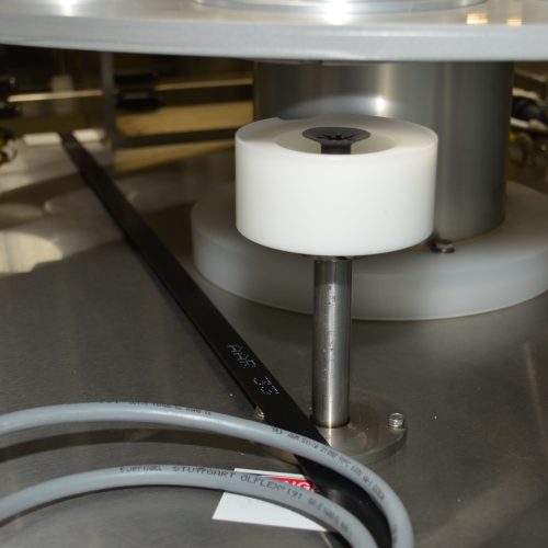 World Cup Model 1232 (12) Head S/S Rotary Cup Filler, Sealer, Overlidder