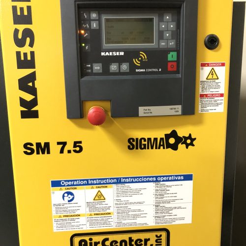 Kaeser Model AircenterSM7.5, 7.5 HP Rotary Screw Air Compressor and Air Dryer