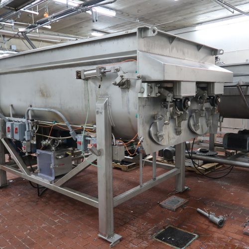 MTC Model MTB34080P 8,000 Pound Capacity S/S Twin Shaft Paddle Blender