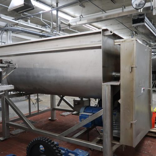 MTC Model MTB34080P 8,000 Pound Capacity S/S Twin Shaft Paddle Blender