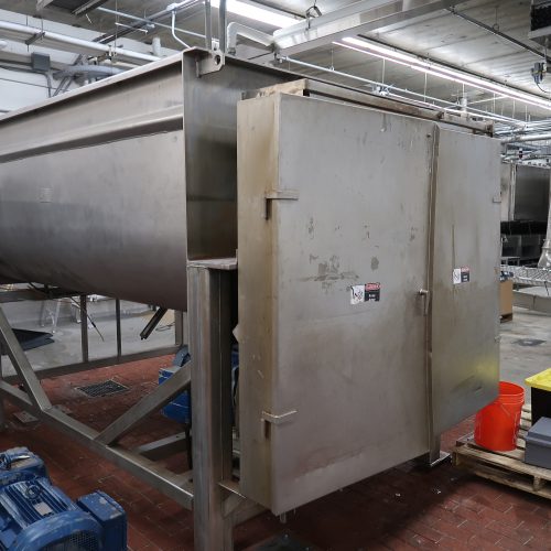 MTC Model MTB34080P 8,000 Pound Capacity S/S Twin Shaft Paddle Blender