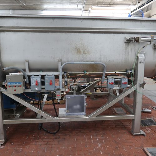 MTC Model MTB34080P 8,000 Pound Capacity S/S Twin Shaft Paddle Blender