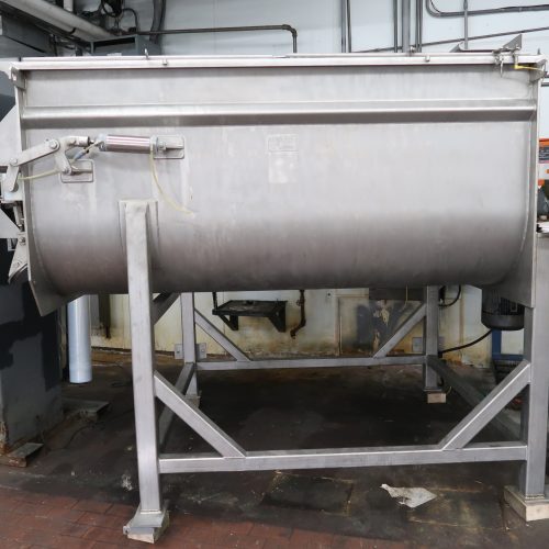 MTC Model MTB34060R 6,000 Pound Capacity S/S Twin Shaft Ribbon Blender