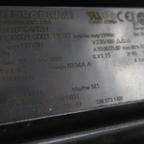 Rietz Model RS28K5406 4,000 Pound Capacity S/S Twin Shaft Ribbon Blender