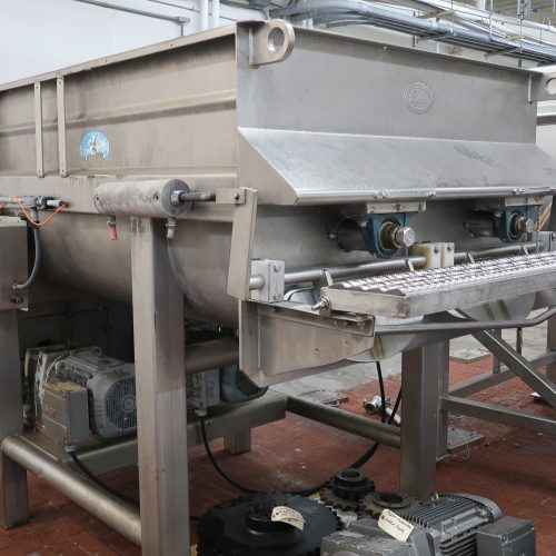 Rietz Model RS28K5406 4,000 Pound Capacity S/S Twin Shaft Ribbon Blender