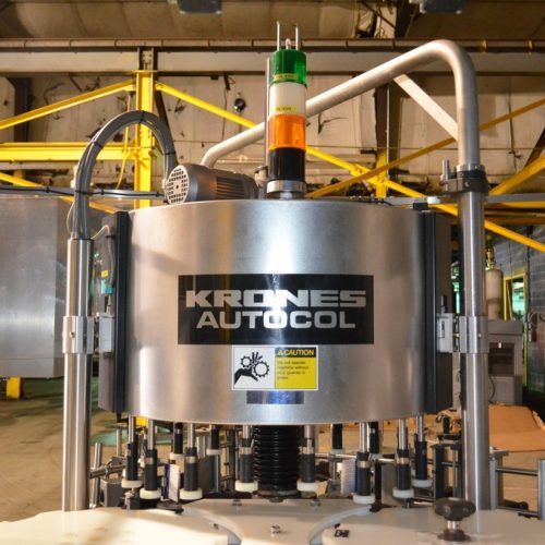 Krones Model Autocol 18 Head Rotary Pressure Sensitive Labeler