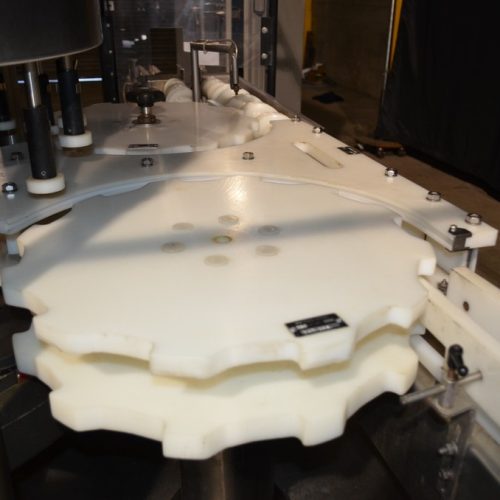 Krones Model Autocol 18 Head Rotary Pressure Sensitive Labeler