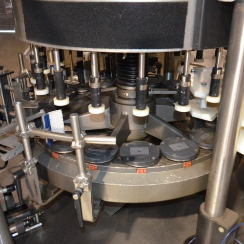 Krones Model Autocol 18 Head Rotary Pressure Sensitive Labeler
