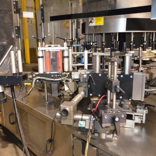 Krones Model Autocol 18 Head Rotary Pressure Sensitive Labeler