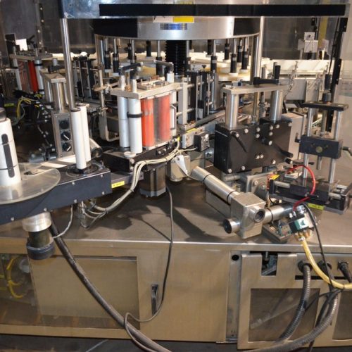 Krones Model Autocol 18 Head Rotary Pressure Sensitive Labeler