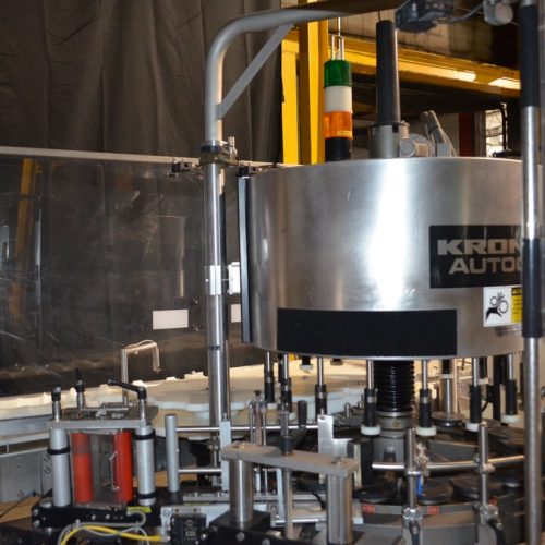 Krones Model Autocol 18 Head Rotary Pressure Sensitive Labeler