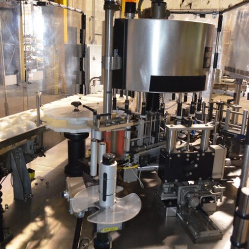 Krones Model Autocol 18 Head Rotary Pressure Sensitive Labeler