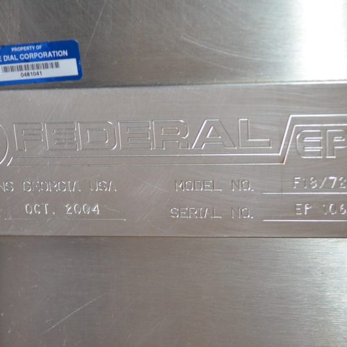 Federal Model F18720 (18) Head Rotary Net Weigh Filler
