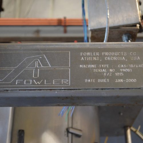 Fowler Zalkin Model CAS18640NG (18) Head S/S Rotary Chuck Capper