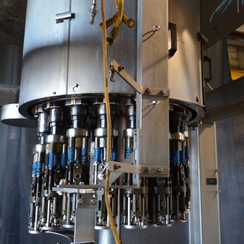 Fowler Zalkin Model CAS18640NG (18) Head S/S Rotary Chuck Capper