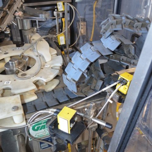 Consolidated Capem Model TG10XP Explosion Proof (10) Head S/S Rotary Chuck Capper