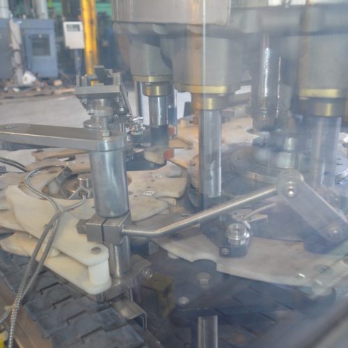 Consolidated Capem Model TG10XP Explosion Proof (10) Head S/S Rotary Chuck Capper