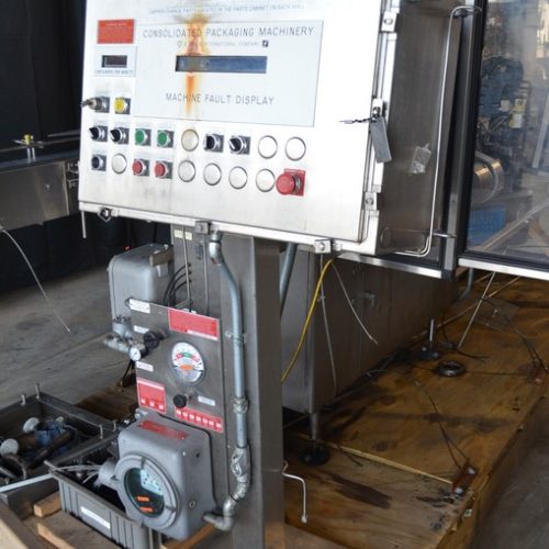 Consolidated Capem Model TG10XP Explosion Proof (10) Head S/S Rotary Chuck Capper