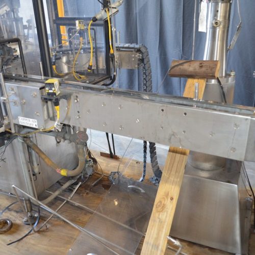 Consolidated Capem Model TG10XP Explosion Proof (10) Head S/S Rotary Chuck Capper