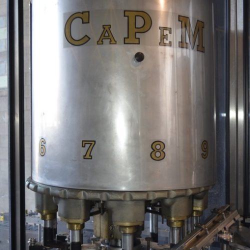 Consolidated Capem Model TG10XP Explosion Proof (10) Head S/S Rotary Chuck Capper