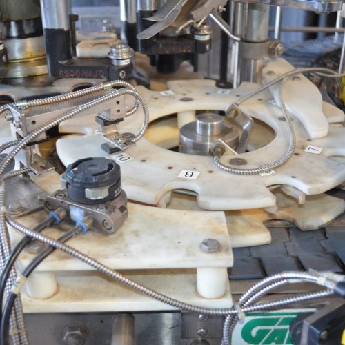 Consolidated Capem Model TG10XP Explosion Proof (10) Head S/S Rotary Chuck Capper