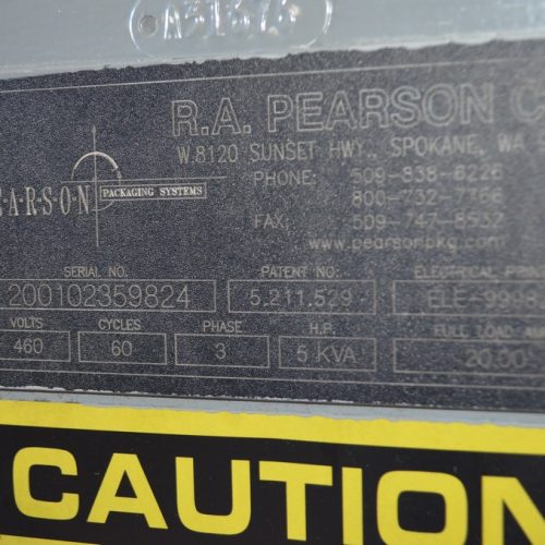 Pearson Model R235 Hot Melt Case Erector