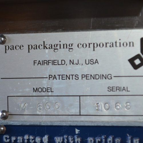Pace Model M600 S/S Bottle Unscrambler